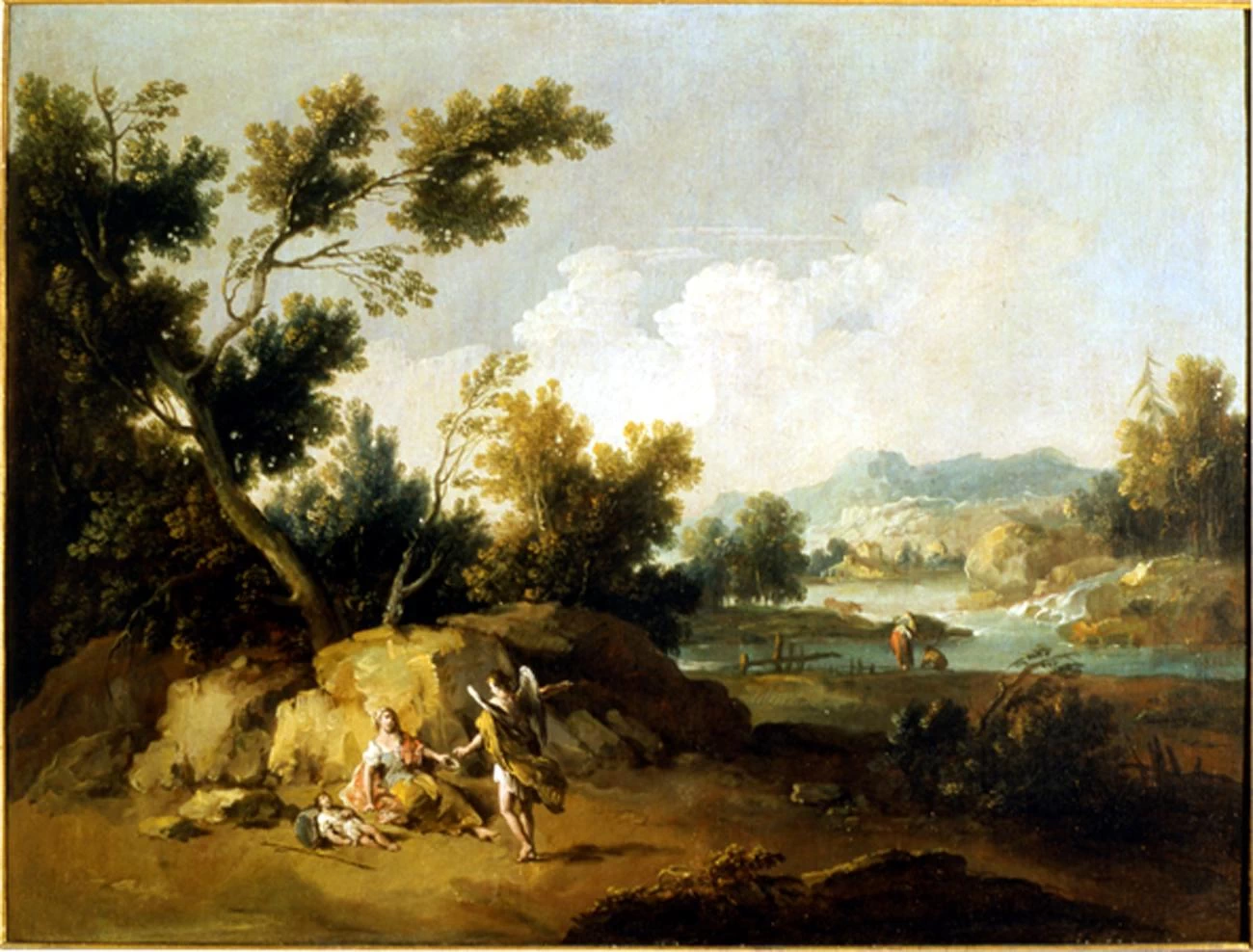 Paesaggio con Agar e l'angelo - Gallerie dell'Accademia, Venezia